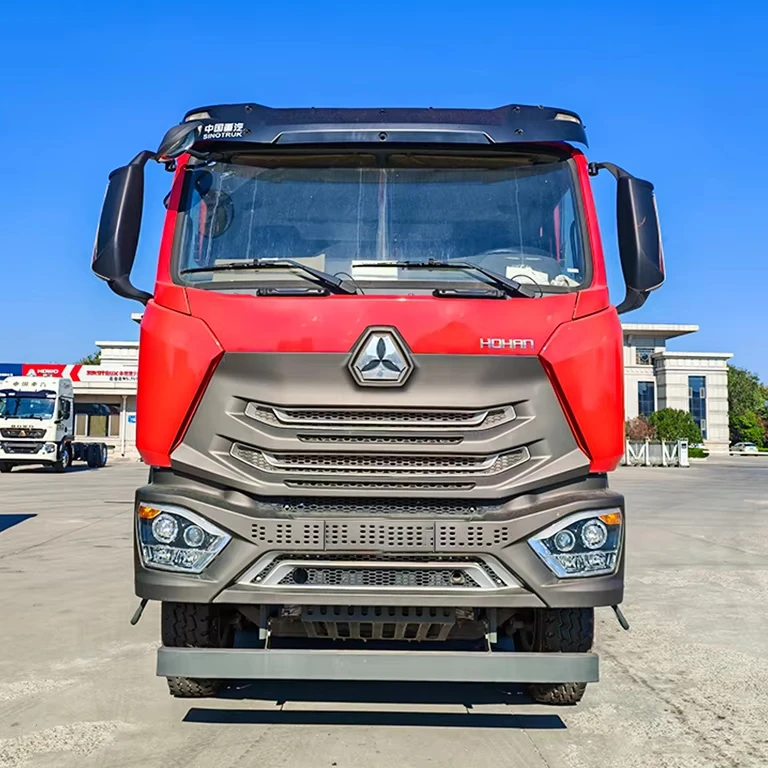 In Stock Sinotruck Howo NX7 8x4 380HP Used Hohan Dumper Tipper Dump Trucks With Electric Tarpaulin