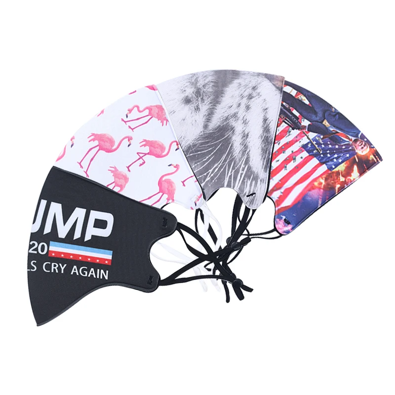 Custom logo Reusable Anti Dust proof anti smog folding washable Waterproof custom free printable Face Party sports