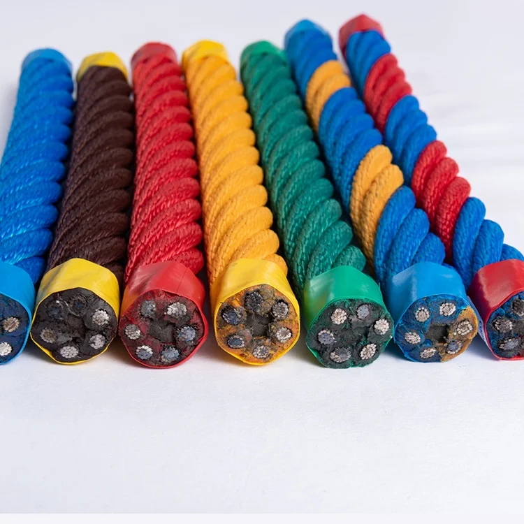 6x19+FC polyester compound rope for playground obstacle rope course