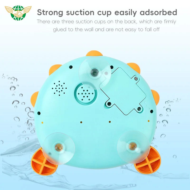 Hot Products Summer Baby Puffer Fish Bathroom Machine Blower Bubble Bathing Water Kids Gift Bath Toy
