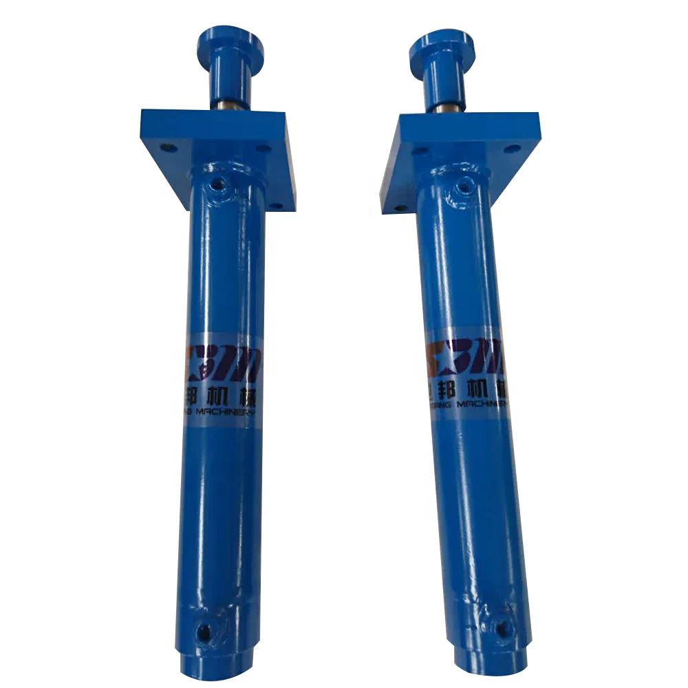 Factory Supply Cheap 160bar 5Ton High Pressure Construction Single Acting Long Stroke Engineering Oil Hydraulic Cylinder