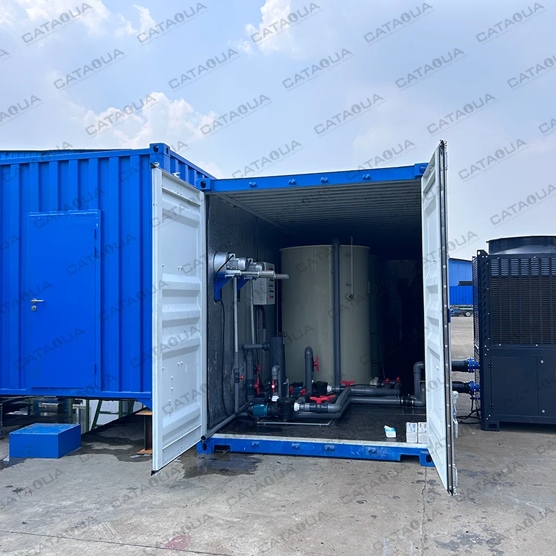 CATAQUA Container Ras System Equipment Crab Box Ras System Aquaculture Equipment For Indoor Fish Farm