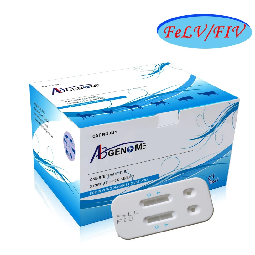 veterinary Feline Immunodeficiency and Feline Leukemia  combined rapid test