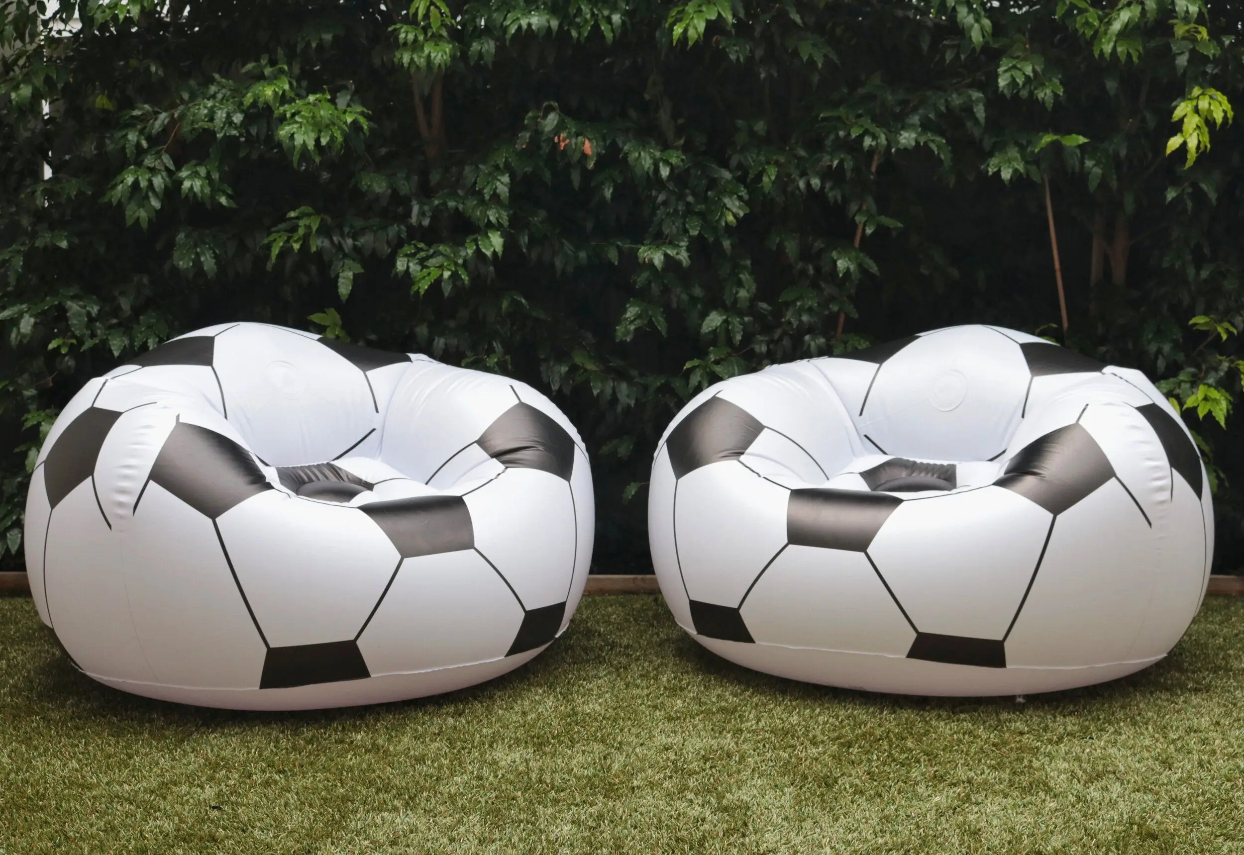 Indoor Outdoor Inflatable Soccer Ball Bean Bag Chair Air Sofa PVC inflatable soccer ball Chair Inflatable Sofa for Adults/kids