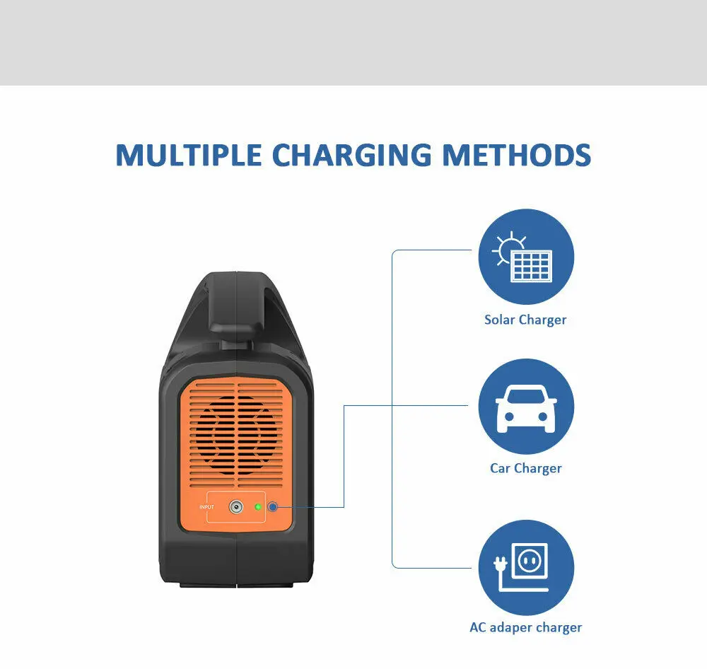 emergency solar generator charging station power bank