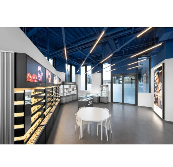 Top Seller LED Glass Counter Aluminum Frame Smoke Shop Showcase Store Display Cabinet with Adjustable Shelves