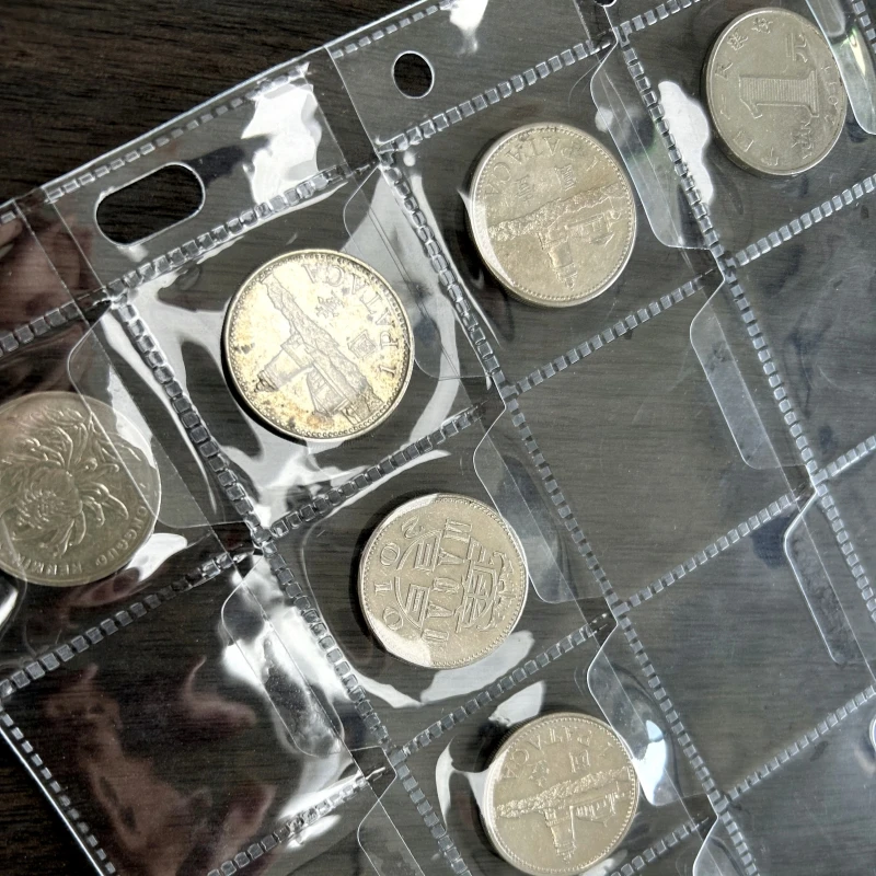 Coin Album for Coin Collection Book Display Storage Case Coins/stamps protector Collection page