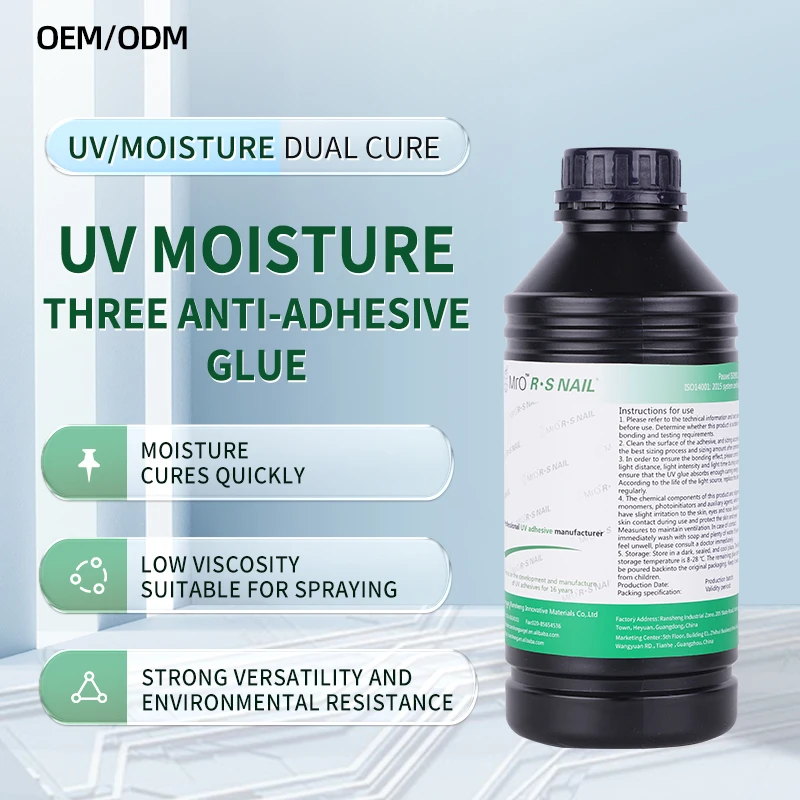 Wholesale Manufacture Direct UV Curable resin UV Moisture Three Anti adhesive Glue