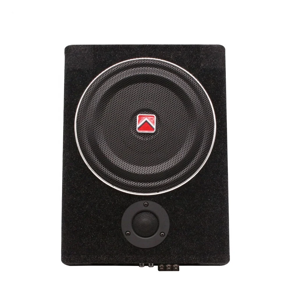 wholesale super thin 12V 8 inch Dj subwoofer 600W car flat audio subwoofer high quality car audio underseat subwoofer