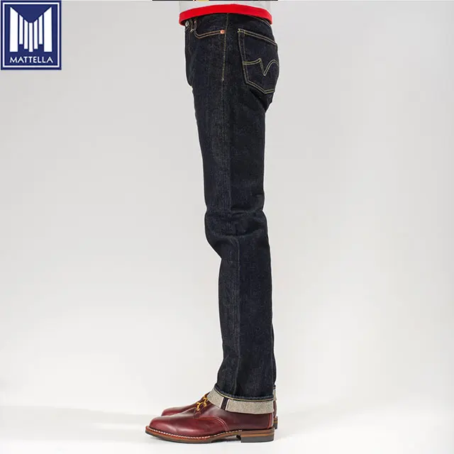 custom available slim straight cut japanese 8~33oz selvedge low price of denim jacket jeans wholesale for men