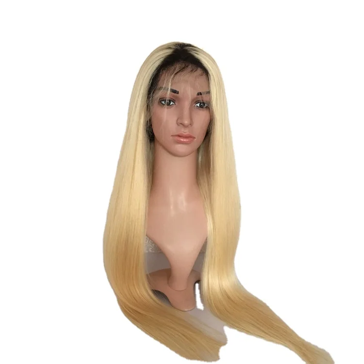 brazilian hair straight blonde wig, 1b 613 full lace wig human hair dubai, Unprocessed Virgin hair 613 full lace human hair wig
