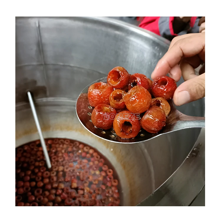 High Capacity Electric Candied Fruit Vacuum Cooking Kettle Lemon Strawberry Sugar Dipping Pot Machine for Sale