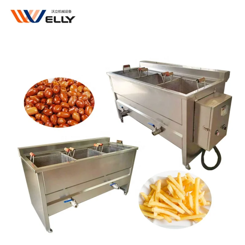 Easy to operate equipment for frying onions/ automatic fish frying machine/ deep fryer function