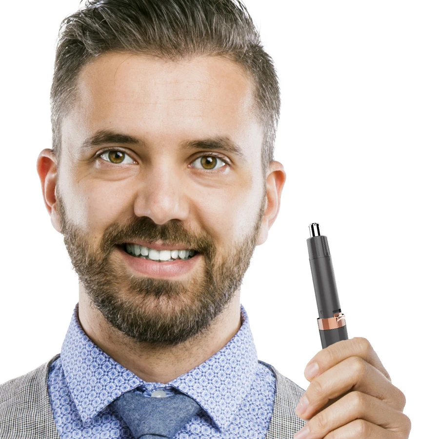 Nose Hair Trimmer  Multi-function Portable Battery Operated Electric Nose And Ear Hair Trimmer