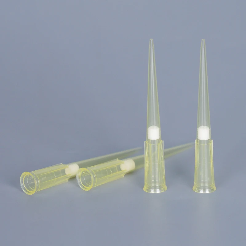 Lab Disposable Sterile low retention 50uL extended length Plastic Filter Pipette Tips
