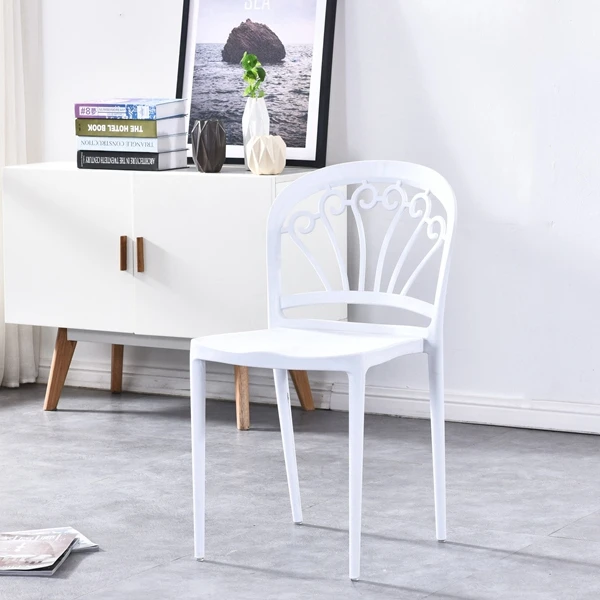 NEW design polypropylene dining room full plastic chairs family dinner used kitchen dining chairs