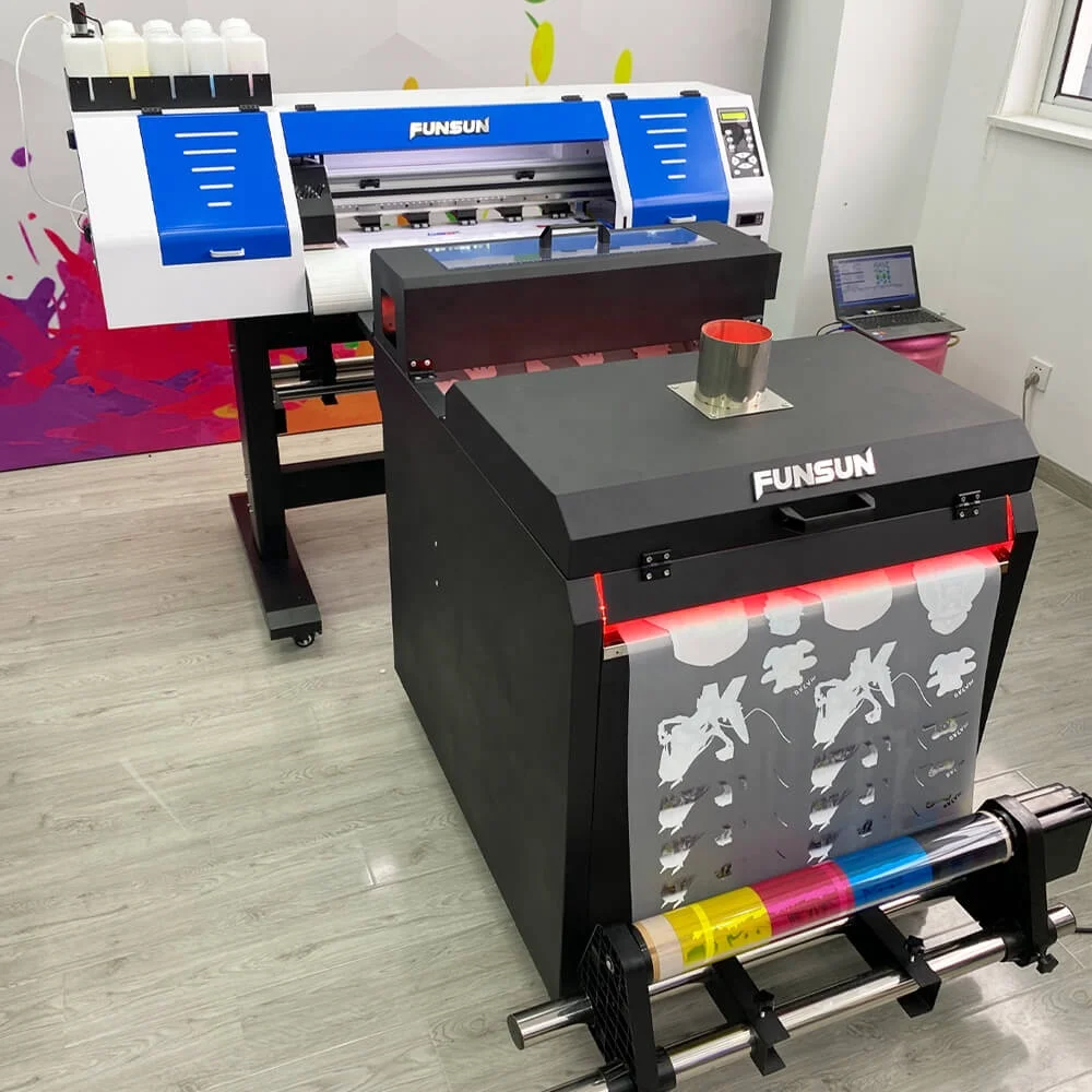  Funsun передовые FS-600 DTF ПЭТ-пленка принтер impressora холщовый мешок футболка одежды 60 см машина для любой