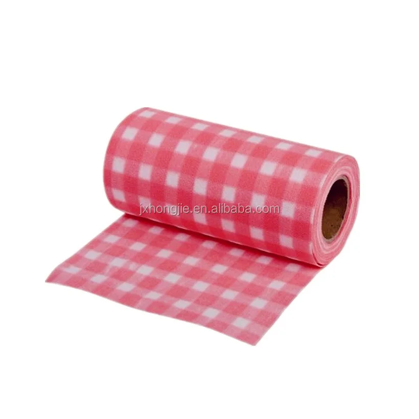 Disposable kitchen roll household spunlace nonwoven kitchen cleaning fabric wet wipe household cleaning nonwoven roll