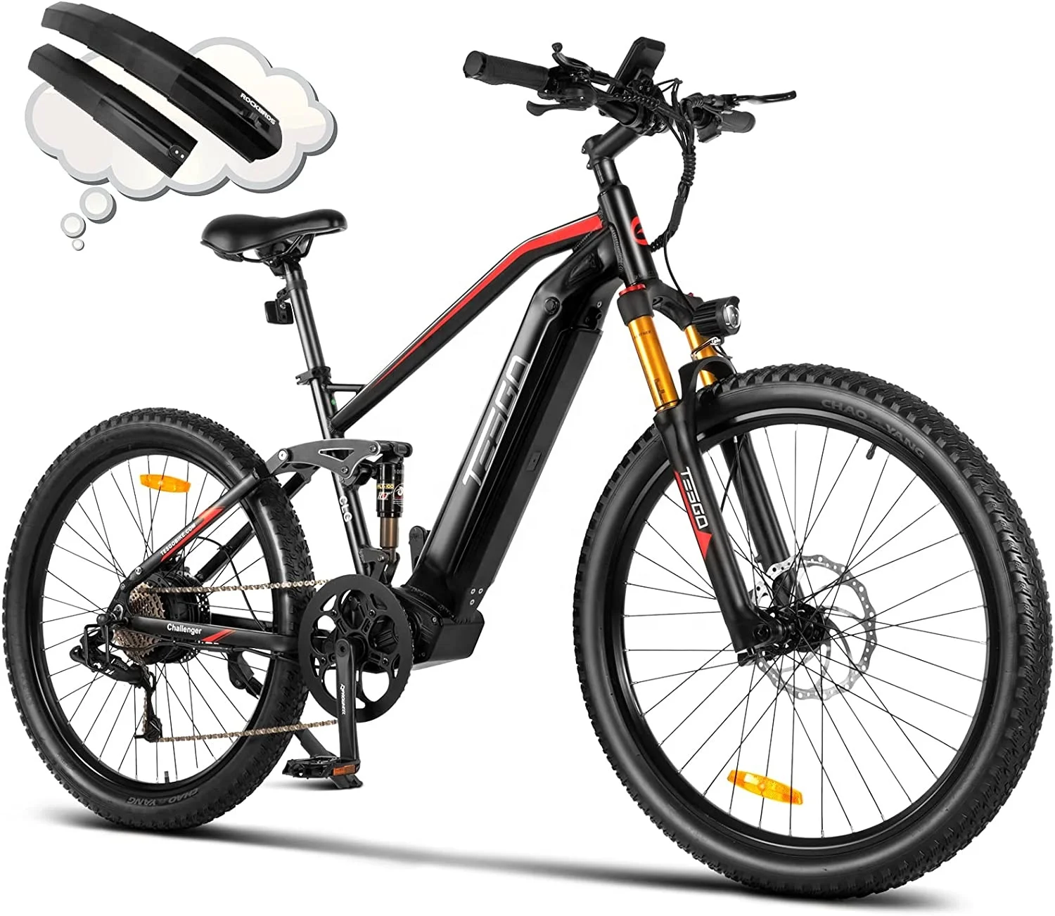 BLJ DP-04032 mid drive electric bike mototec electric dirt bike 500w 48V 12ah fat e-bicycle