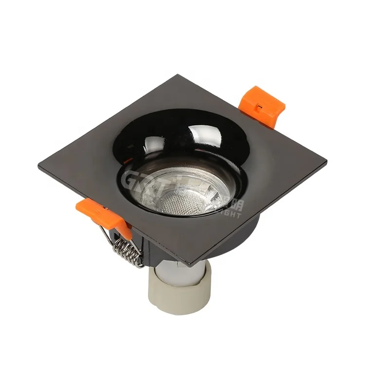 New Design Portable Multifunctional MR16 GU10 Frame 3000K 4000K 6400K 50w Recessed Square Led Spotlight