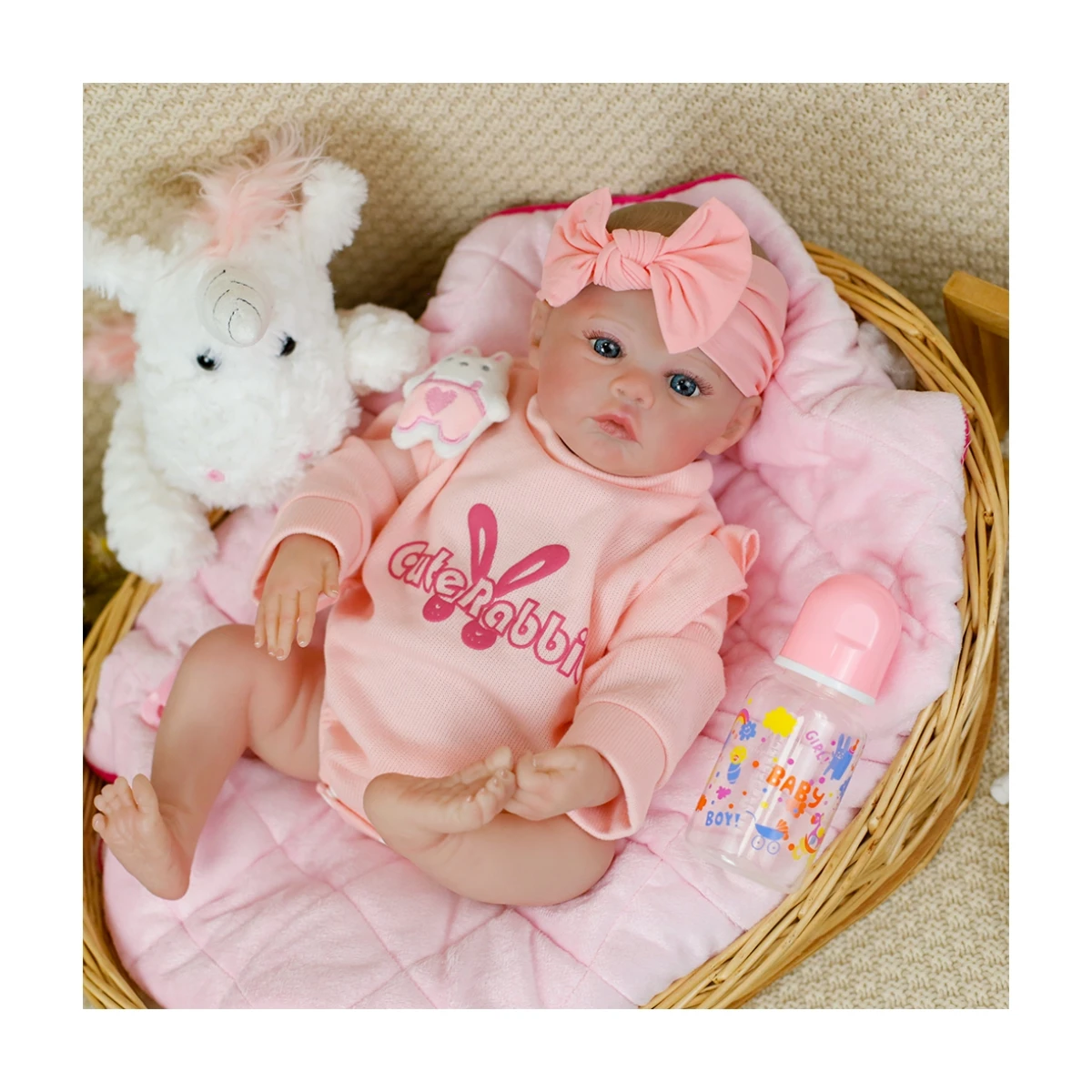 Lifereborn Hot Selling Meadow Reborn Baby Dolls Silicone Soft Baby Toys Alive Newborn Rebirth Babies Reborn Dolls