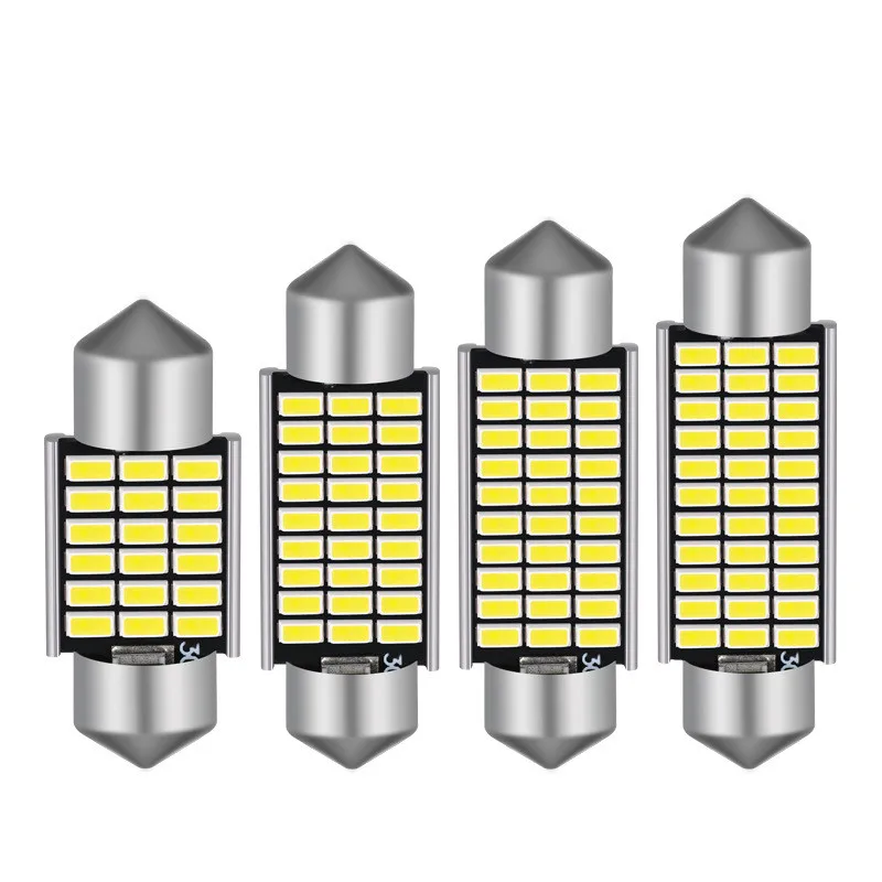 Tcart auto lighting Car reading light bulb 12v canbus error free 3014 31mm 36mm 39mm 42mm Led car festoon Dome Light  bulb