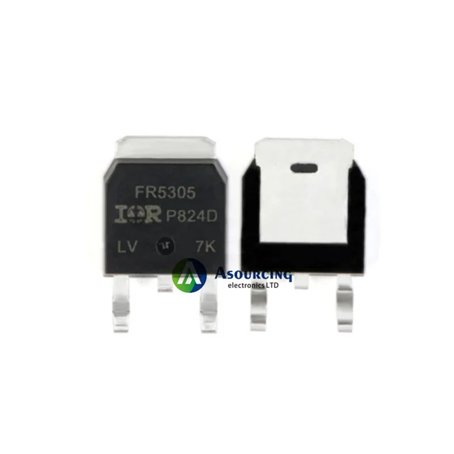 Asourcing discount price electronic component MOSFET 1 P-CH -55V HEXFET 65mOhms 42nC transistor IRFR5305TRPBF