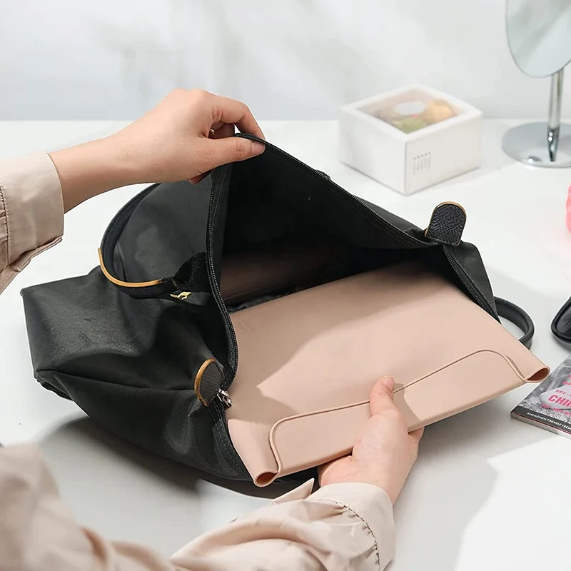 Travel Toiletry Makeup Brush Storage Bag Case Holder Silicone Cosmetic Brush Bag