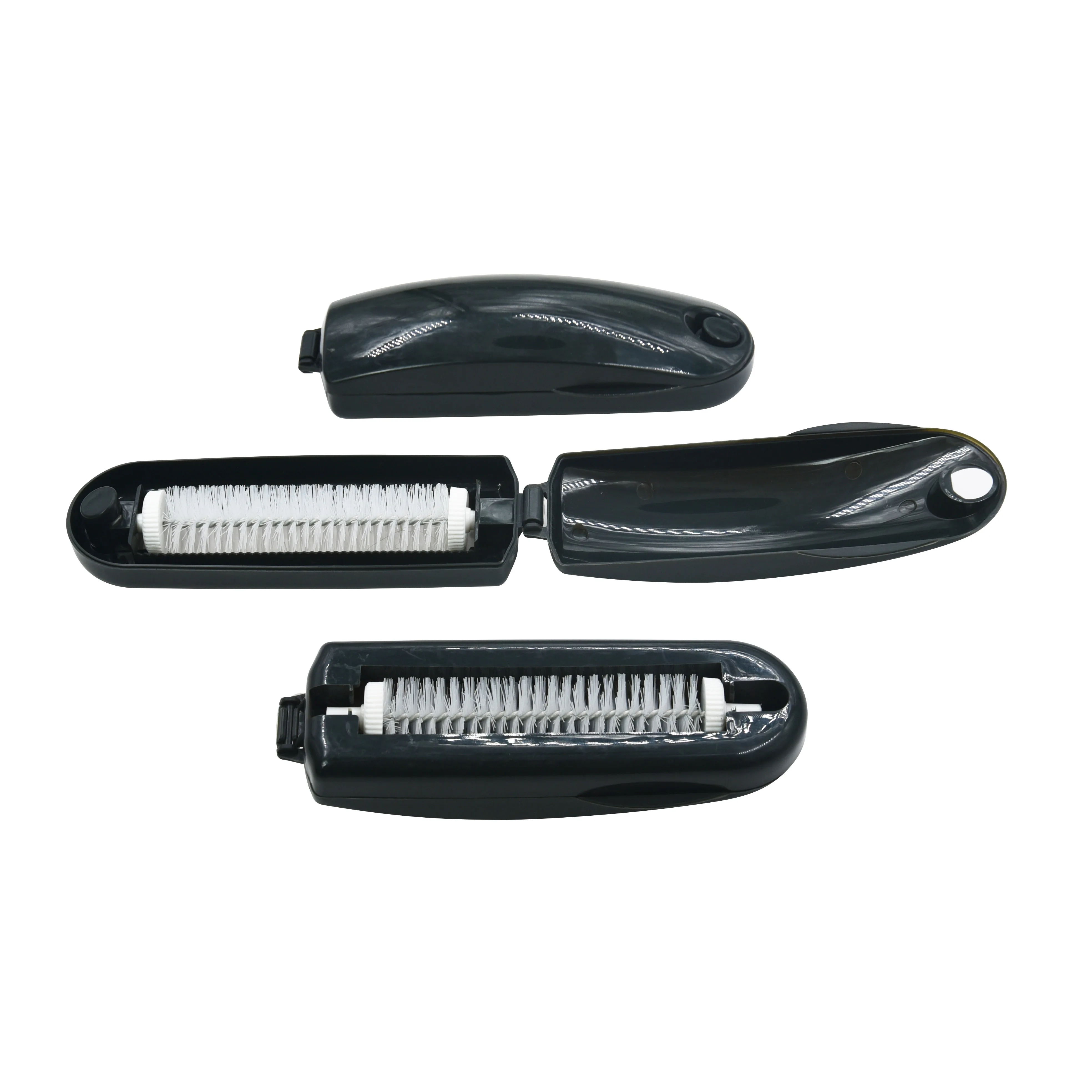 Reusable Rug Carpet Cleaner Single Roller  Plastic Crumb Brush Sweeper Pet Hair Fluff