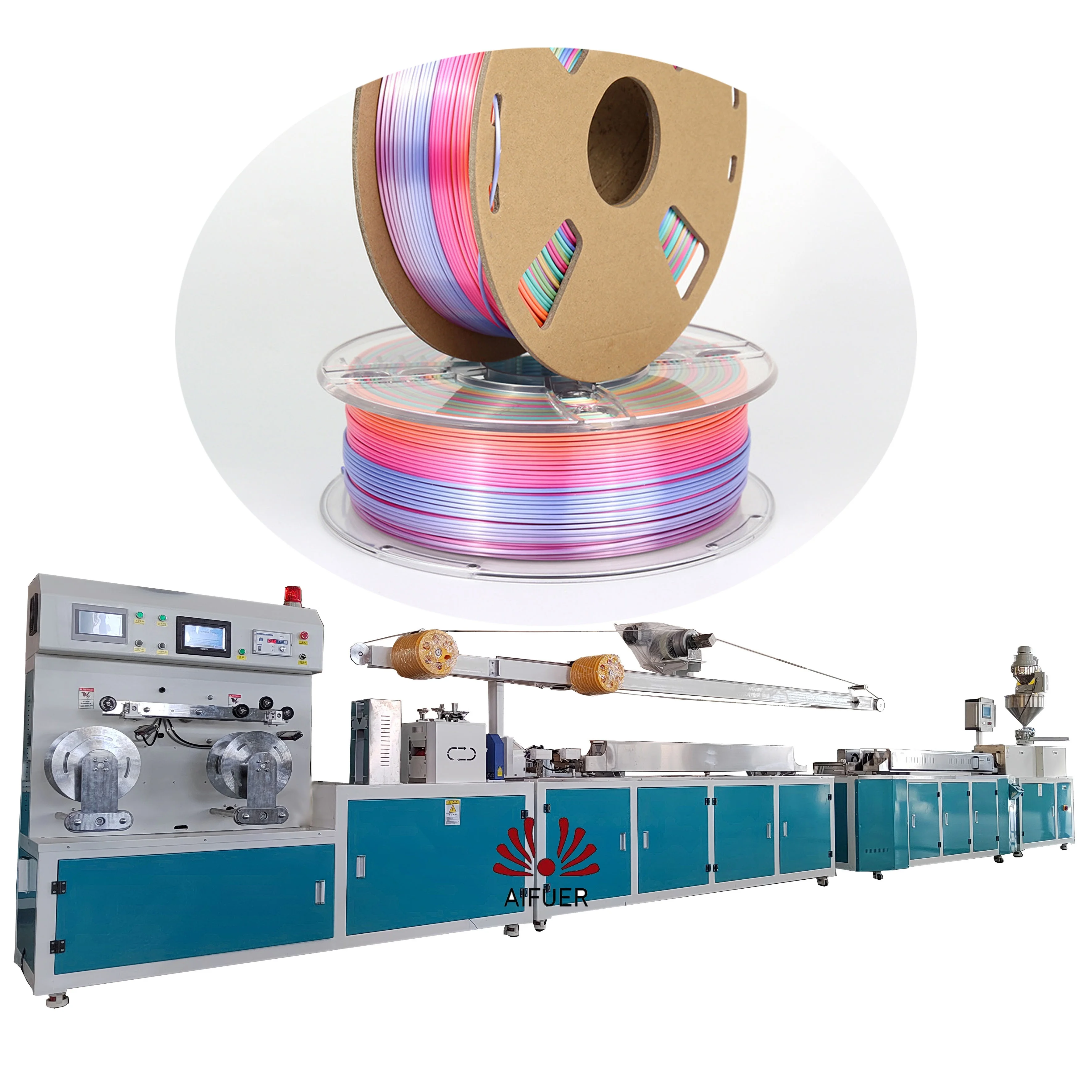 ABS PLA 3d filament extruder machine Neat winding 3d filament extruder line PETG 3D filament extruder