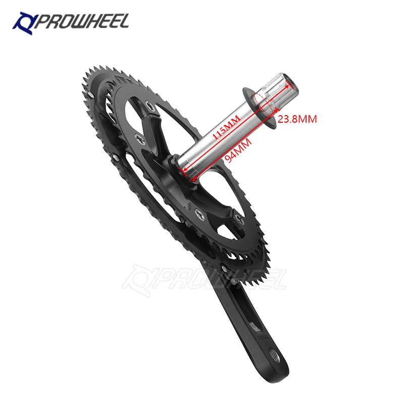 Crankset Folding Bike 170 mm 8m Chainwheel Belt Drive Cycle Part Bicycle Crankset