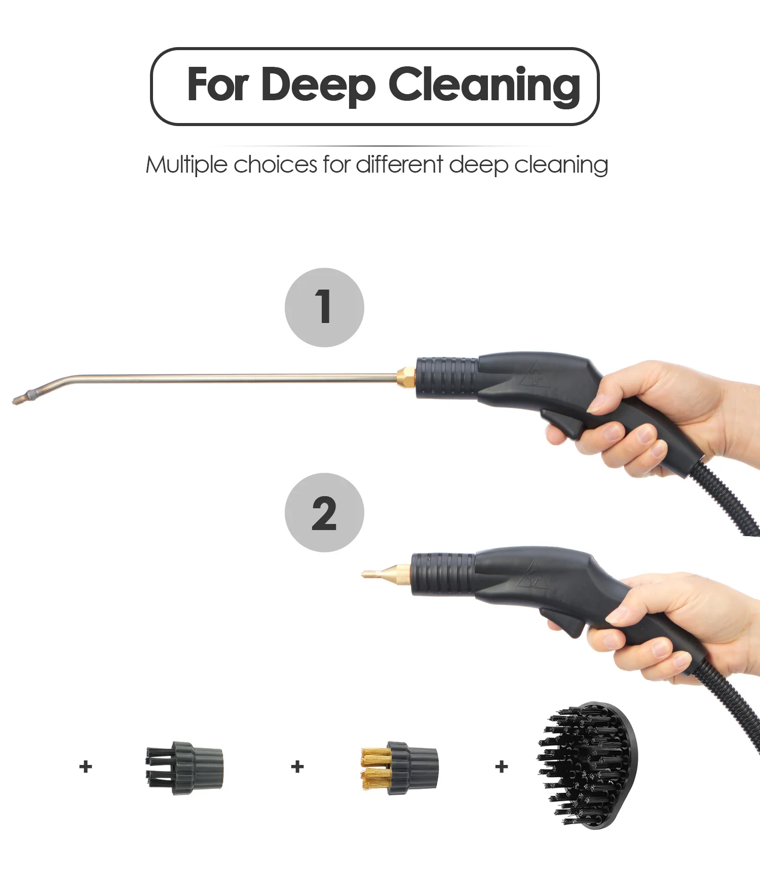 All-in-one Handheld 3500W High Pressure Toilet Car Washing  Kitchen Cleaning Machine Steam Cleaner