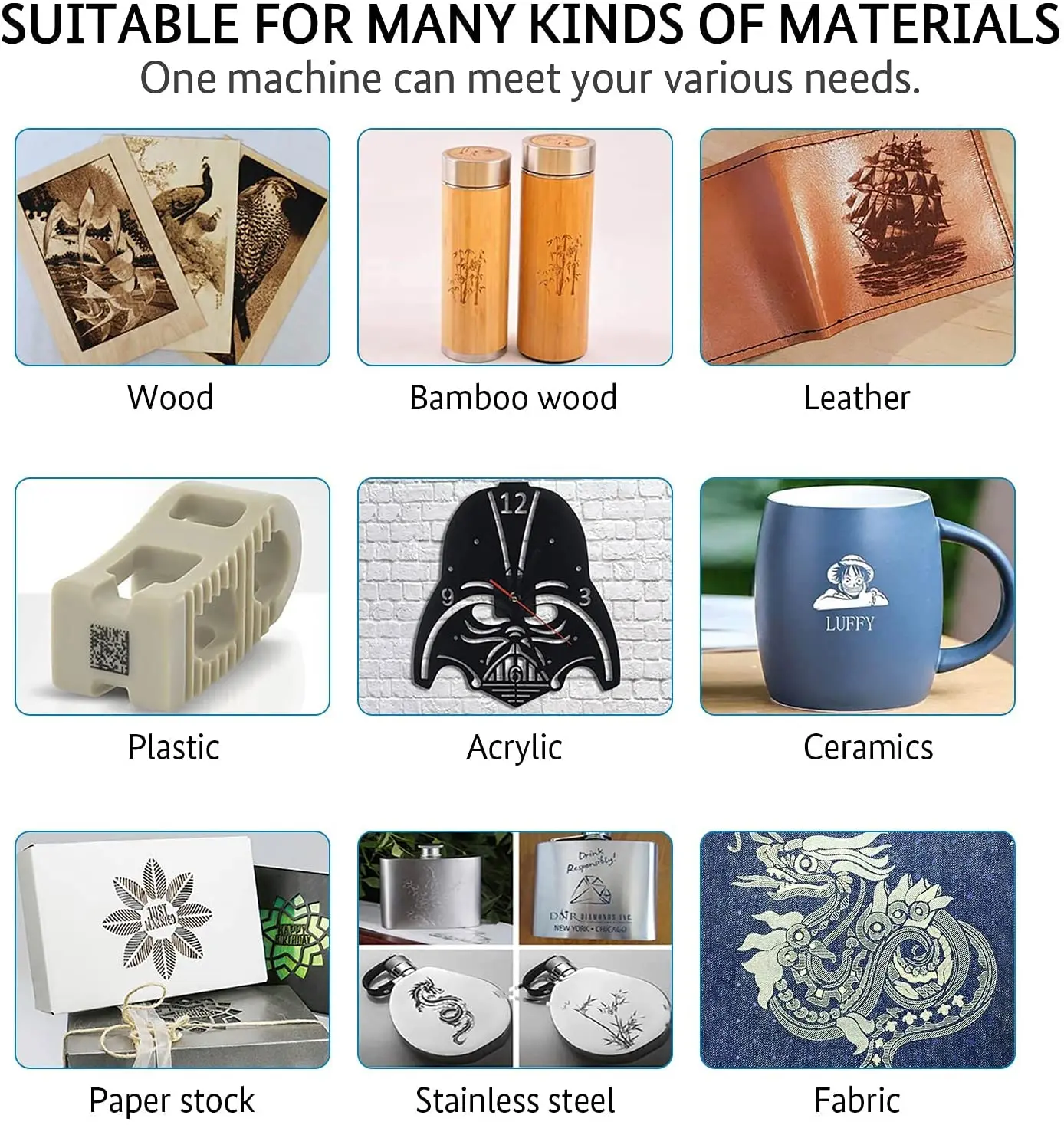 ATOMSTACK A5 PRO 40W Laser Engraving Cutting Machine With Y-axis Rotary Roller For Cans Eggs Cylinders Bottle Cup