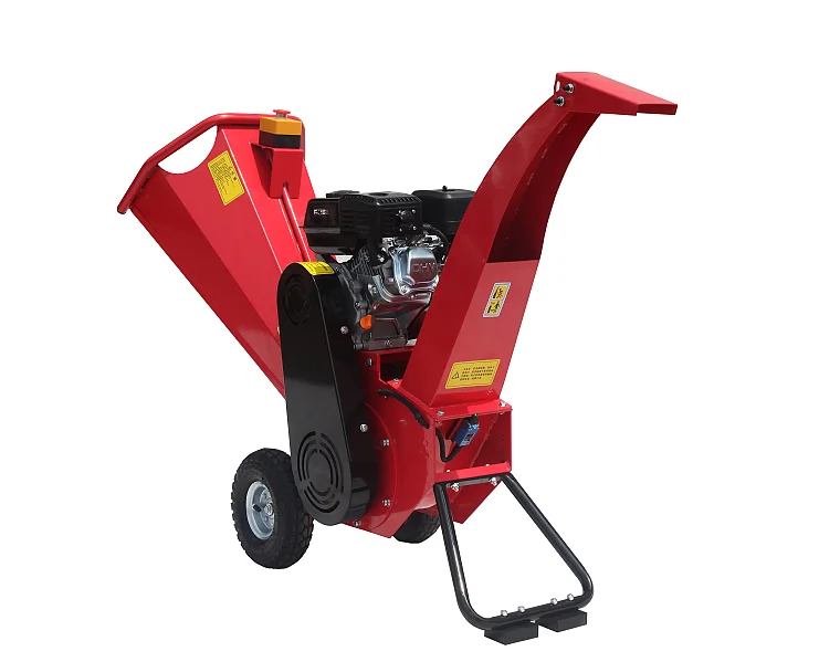 
196CC petrol electric small wood chipper shredder machine 