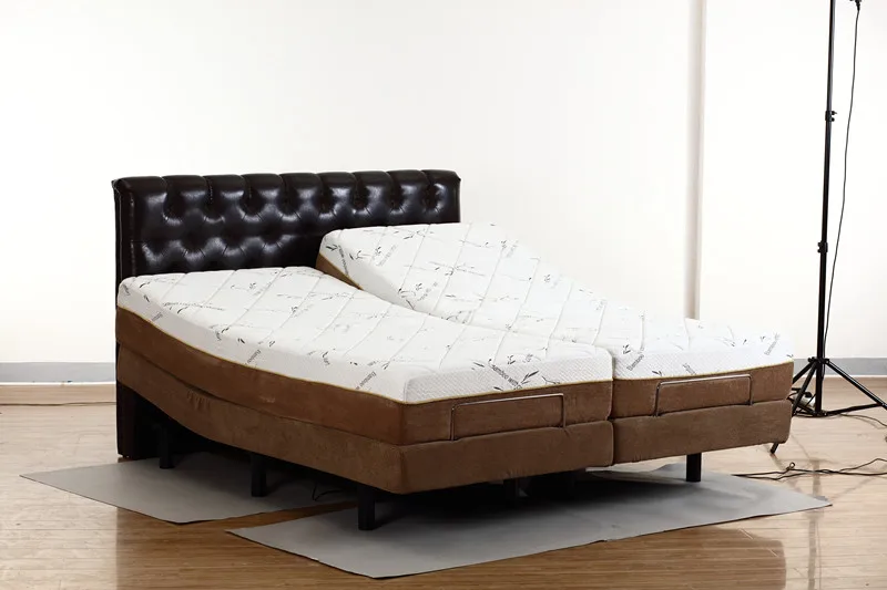 Konfurt bedroom furniture  massage function up down bed electric bed adjustable kind size bed frame