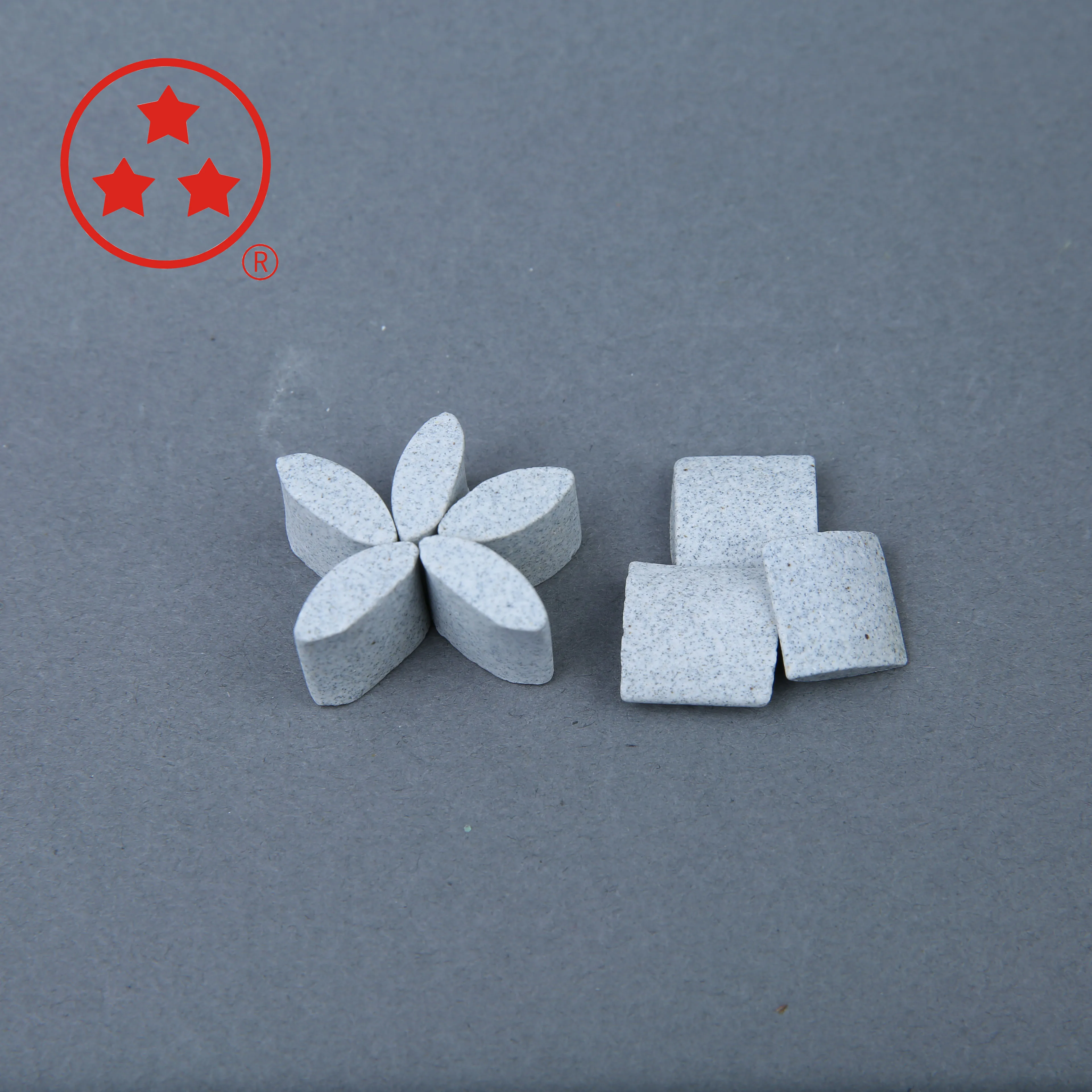 Ellipse Shape Deburring Polishing  Vibratory Finishing Media  for Finishing Grinding Deburring  Ceramic  Media