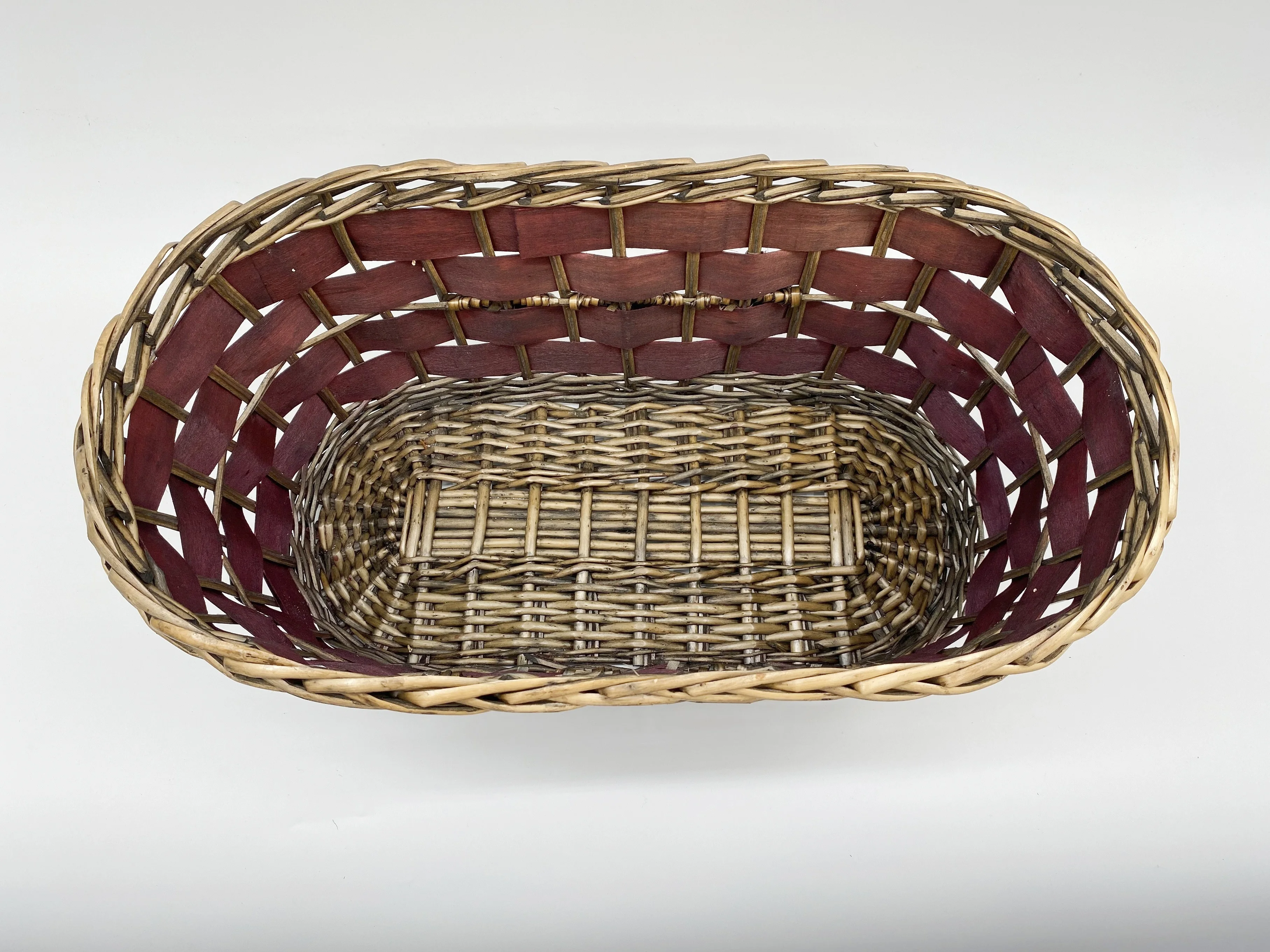 Cheap willow wicker Flower/Fruit Basket Natural colour shopper wicker baskets