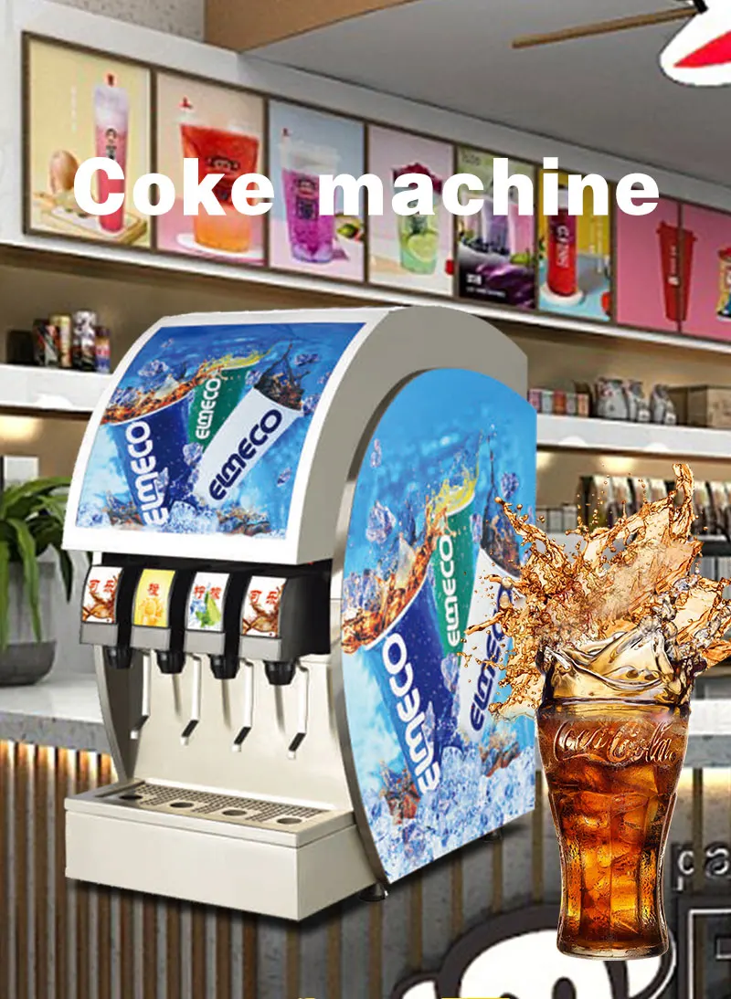 Aluminum Beverage Can Vending Machine Product Label Pepsi Syrup Cold Drink Machine Soda Water Sparkling Machine
