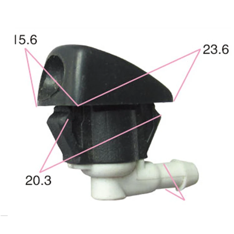 Universal Windshield Wiper Washer Water Nozzles Replaces OEM Spray Jet Kit