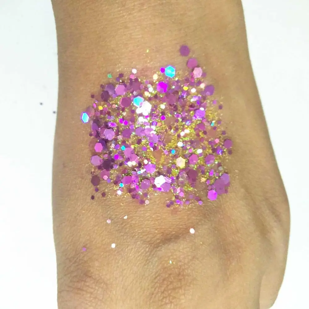 Peel Off Body Glitter Glue Eash to Wash Glitter Fix Gel