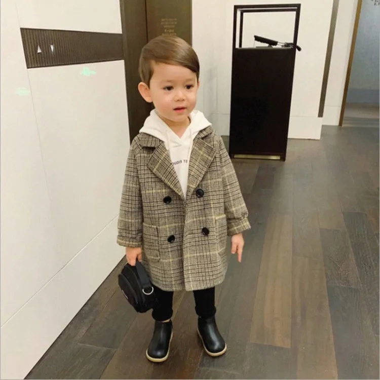 Best Selling children clothes overcoat Toddler Baby wool coat and jackets Kids boys coats