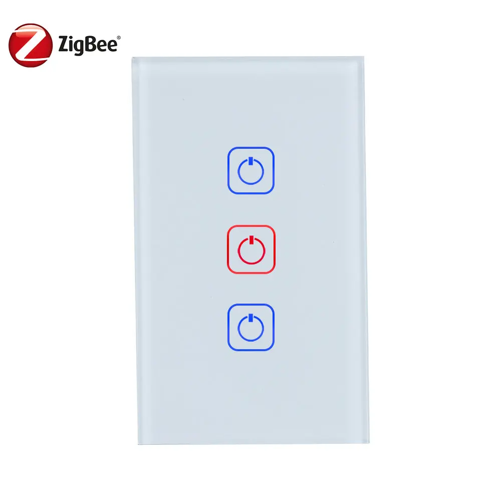 Tuya zigbee switch wall switch, no neutral cable required CE ROHS TUYA Smart Light Switch