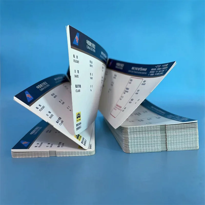 Thermal Paper Roll Manufacturer Sells Offset Printing High Quality Thermal Paper Boarding Pass Tickets