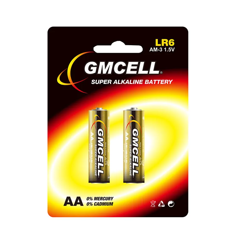 GMCELL Super Alkaline Battery 1.5v AM3 LR6 Dry Battery AA with OEM Service