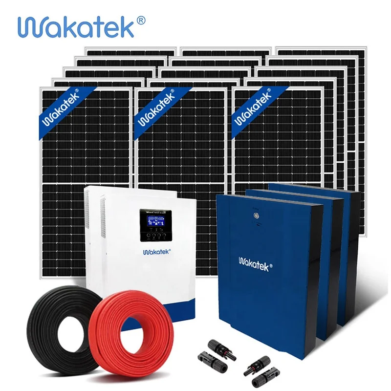 WAKATEK 10 кВт 15 20 литиевая батарея для хранения энергии солнечная система