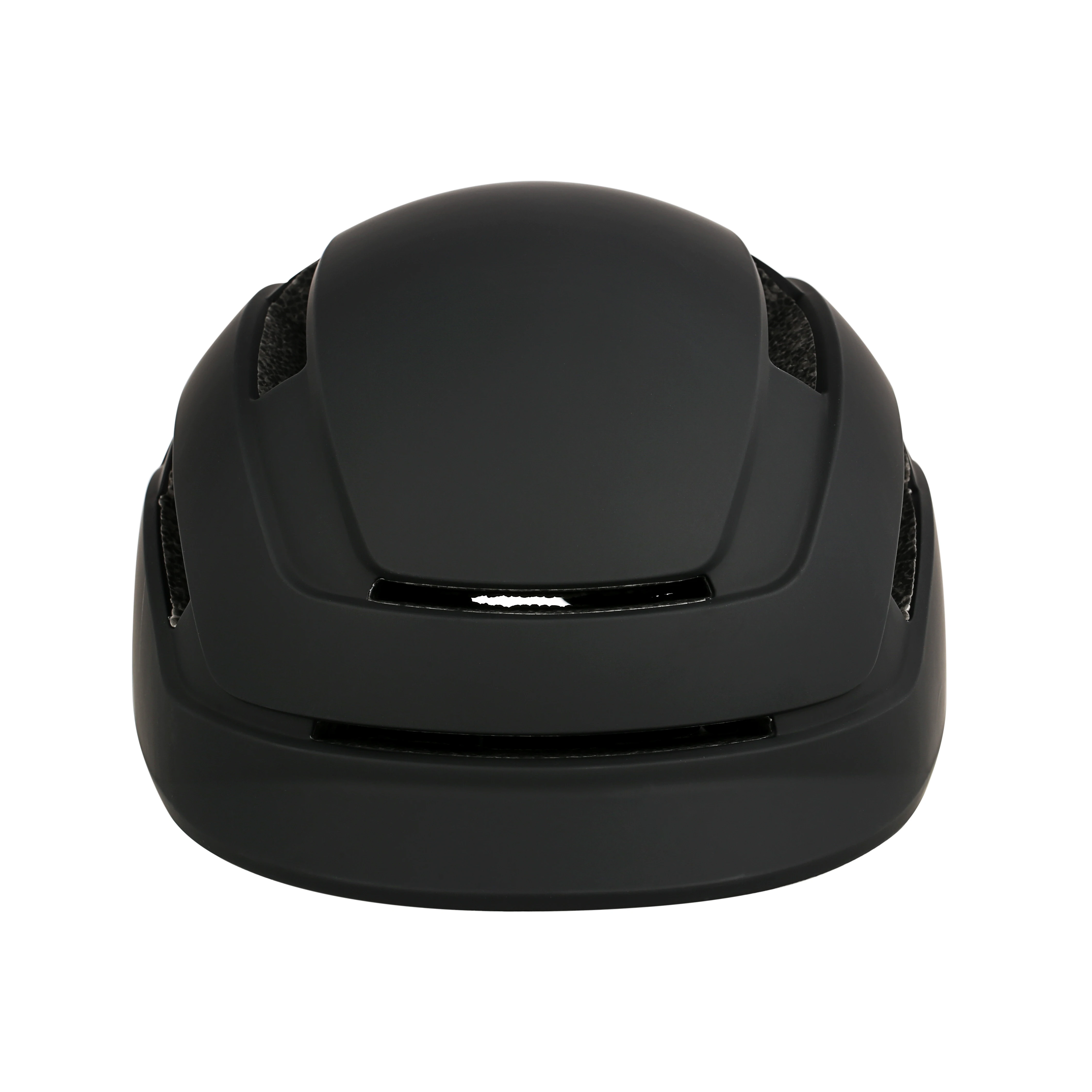 Safety protective urban bike helmet with molded visor design