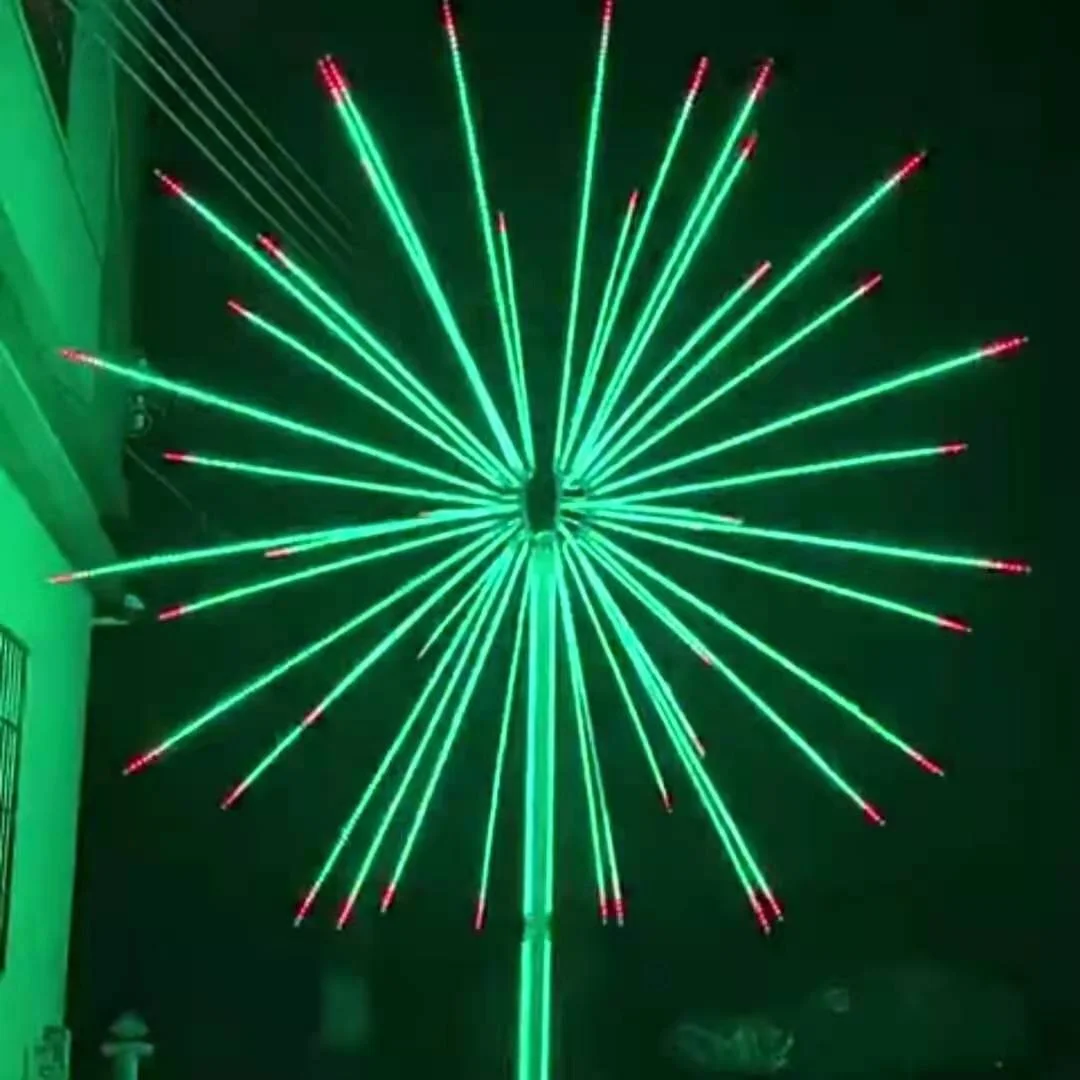  Цветная (RGB) Электрический Открытый водонепроницаемый украшение 3 зажимами светодиодные рождественские Метеор анимированные и фейерверками