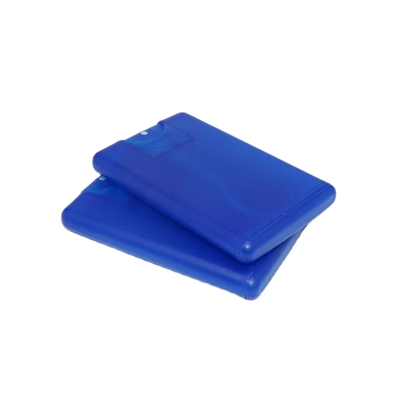 Cosmetic Packaging Manufacturer Of 20ml Empty Credit Card Shape Spray Bottles Flat Perfume Empty Spray Bottles