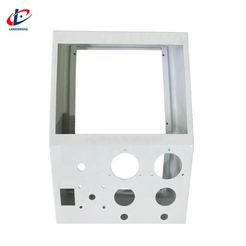 OEM/ODM Custom Silvery Enclosure Computer Metal Housing Chassis Prototyping Sheet Metal Manufacturers Steel shell manufacturing