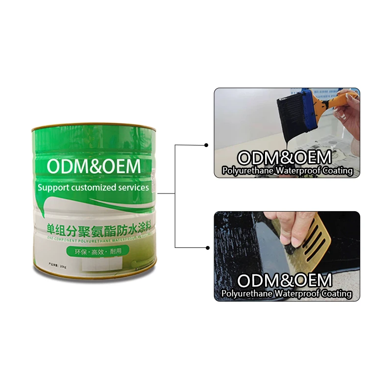 Made in China High Quality Reactive One Component Polyurethane Waterproof Coating